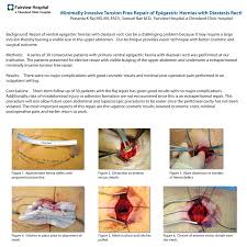 Herniae), also known as lateral ventral hernias, are a type of abdominal hernia along the semilunar line, resulting in herniation between the muscles of the abdominal wall. Minimally Invasive Tension Free Repair Of Epigastric Hernias With Diastasis Recti Sages Abstract Archives