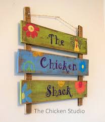 Hippie Sign The Chicken Shack Chicken Coop Sign Chicken Coop Decor Chicken Coop Signs Chicken Coop Decor Chicken Signs