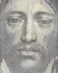Claude Mellan's Face of Christ (1649), or The Sudarium of Saint Veronica,  remains one of the most unique engravings in the history of art. Created  with a single unbroken spiral line, it