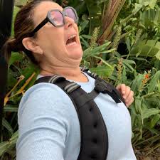 I trained hard to prepare for that 7 foot kitten... I swam, ran with  Tootsie, wore weight vests & worked with my trainer Pete in the months  leading up to the show...