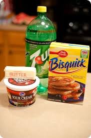 Bisquick Sour Cream Biscuits 7 Up 7 Up Biscuits 2 Cups Bisquick 1 2 Cup Sour Cream 1 2 Cup 7up 1 4 Melted Butter Made It The Hubbs Licked The Plate Clean Th Bisquick Recipes Recipes Food