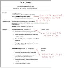 government resume formats
