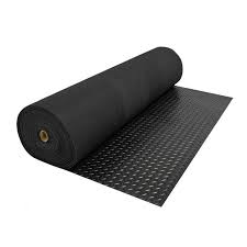Home gym flooring at wayfair. Diamond Plate Garage Flooring Roll In Black In 2021 Rubber Flooring Diamond Plate Rubber Floor Mats