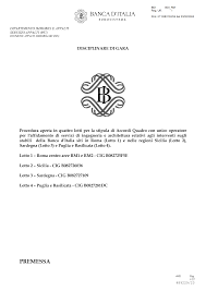 disciplinare di gara - professione Architetto