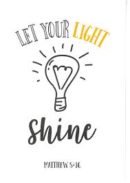 Let Your Light Shine Scripturecards