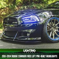 I was expecting more constancy in the coloring, but it's not a deal breaker. 2011 2014 Dodge Charger Face Lift Pre Built Headlights Lightingtrendz