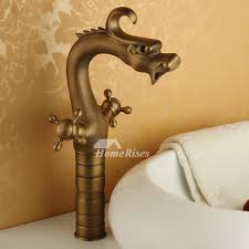 Most items are available for purchase. Two Handles Golden Brushed Vintage Bathroom Sink Faucets