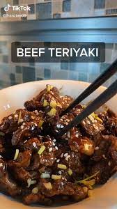 did you know that beef teriyaki is very easy to make at home instead of buying it from restaurants watch this eas in 2021 food videos cooking recipes diy food recipes