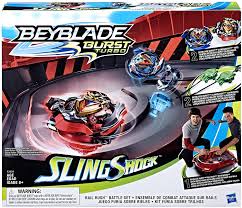 Check spelling or type a new query. Amazon Com Beyblade Burst Turbo Slingshock Rail Rush Battle Set Set Completo Con Beyblade Burst Beystadium Battling Tops Y Lanzadores Exclusivo De Amazon Juguetes Y Juegos
