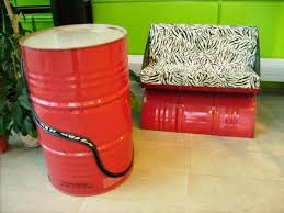 Lampka Metal Barrel Furniture Barrel Furniture Barrels Diy