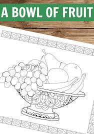 You might also be … A Bowl Of Fruit Coloring Page Trail Of Colors