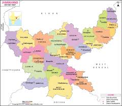 Jharkhand District Map