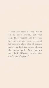 Your Journey Is Yours Moveme Quotes