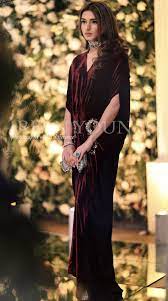 Brides Friend At The Valima Wearing Zehra Saleem Pakistani Dresses Fashion Velvet Fashion