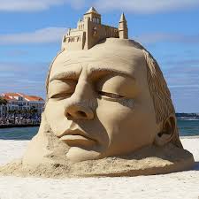 Sculpture Castle Stock Illustrations