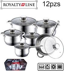 Conocé las ofertas increíbles que tenemos para vos: Bateria De Cocina Juego De Ollas 12pzs Piezas Royalty Line Induccion Gas Vitro Con Ofertas En Carrefour Las Mejores Ofertas De Carrefour