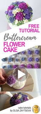 Hot Cake Trends How To Make Buttercream Dahlia And Rose Flower Cake Cake Decorating Tutorial B Cake Decorating Piping Cake Decorating Flowers Cake Decorating