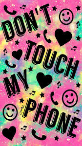 خلفيات لا تلمس هاتفي Do Not Touch My Phone