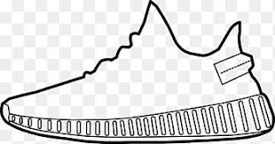 Basketball jersey drawing at getdrawings. Adidas Yeezy Nike Air Yeezy Coloring Book Drawing Shoe Adidas White Monochrome Png Pngegg