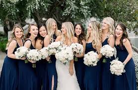 With wedding hairstyles for long hair you can really unleash your fantasy and try the most beautiful braided patterns, sleek glossy waves, glazed curls or asymmetrical details. Bridesmaids Bridal Party Hair And Makeup Inspiration Team Hair And Makeup Teamhairandmakeup Bridal Party Hair Wedding Hairstyles Party Hairstyles