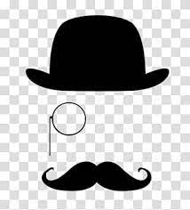 Monocle Top Hat Hat Man Transparent Background Png Clipart Hipster Illustration Transparent Background Png Beard Silhouette
