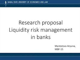 Credit management is the process of monitoring and collecting payments from customers. Research Proposal Liquidity Risk Management In Banks Online Presentation