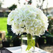 Artificial Hydrangea Floral Arrangement In Vase Hydrangea Flower Arrangements Artificial Hydrangeas Artificial Hydrangea Flowers