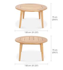 For four to six people the dimensions are 48 inches in diameter. Round Dining Table Standard Sizes