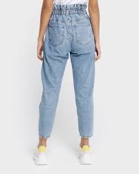 Riachuelo Calca Jeans Paper Bag Denim Claro