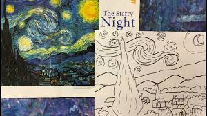 Kids Can Draw Starry Night Age 6 12 Youtube Starry Night Starry Night
