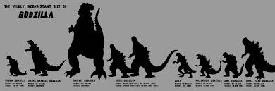 Godzilla Size Chart Godzilla