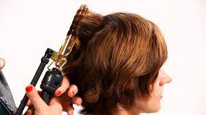 Fhi heat sphere tangle free curling iron brush amazon. Using Curling Iron On Short Hair Pt 1 Short Hairstyles Youtube