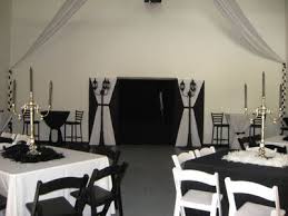 We Have Both Black And White Padded Resin Chairs For Rent Atlanta Chair Rental Black Outdoo Wedding Party Table Setting Wedding Party Table Table Set Up