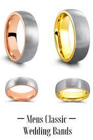 Men S Wedding Bands The Classic Bold Collection Classic Gold Wedding Classic Wedding Rings Mens Wedding Rings Unique