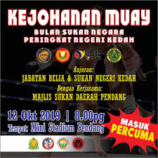 Bulan sukan negara 2019 penyertaan skbt dalam program bulan negara peringkat daerah kalabakan, 2019. Laman Blog Rasmi Majlis Daerah Pendang Bulan Sukan Negara Peringkat Negeri Kedah 2019 Mini Stadium Pendang Pada 12 Oktober 2019