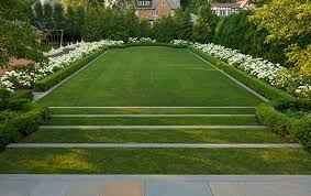 This Is Everything Grass Tiered Stairs Modern French Garden Style Simple And Elegant Landscaping Landscape Design Family Garden Garden Landscape Design