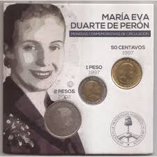 Eva Peron En El Bronce.