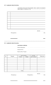 Academia edu is a platform for academics to share research papers. Contoh Laporan Kegiatan Harian Karyawan Excel Nusagates