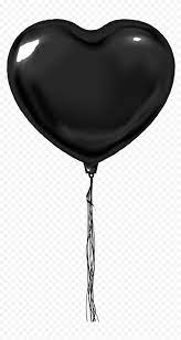 Download Black Heart Balloon Png Cutout Png Clipart Images Citypng