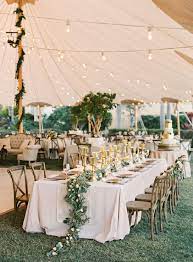 An At Home Wedding We D Die To Attend Home Wedding Backyard Wedding Tent Wedding