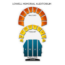 lowell memorial auditorium 2019 seating chart