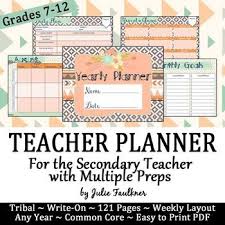 If You Need To Get Your Planning Materials Organized Like Me Then This Teaching Binder Does The Job If You W Teacher Planner Secondary Teacher Teacher Binder