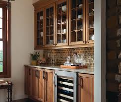 casual cherry kitchen cabinets in sage
