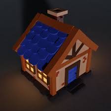 Low Poly Mini Village House In 2020 Village Houses House 3d Model Low Poly