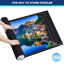Puzzle mat roll up 2000 pieces, thicker puzzle roll up mat, jigsaw puzzle mat roll up 1000 1500 pieces, store and transport jigsaw puzzle, puzzle sorting trays x4 black felt mat. Felt Puzzle Roll Up Mat With Inflatable Tube Pump Fasteners Strap 46 5 31 5 Jigsaw Puzzle Mat Roll Up Puzzle Storage Saver For 500 1000 1500 2000 Pieces Puzzle Play Mats Toys Games Agtcorp Com
