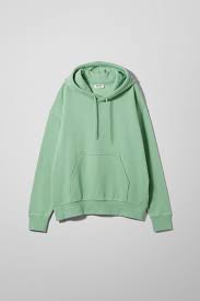Alisa Hoodie Mint Green Hoodies Sweatshirts Weekday Ww Sweatshirts Sweatshirts Hoodie Women Hoodies Sweatshirts