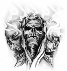 This Is A 5 Layer Stencil This One Has Ultra High Details Expert Level Stencil Art Tattoo Skulls Drawing Skull Tattoo