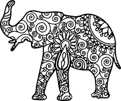 ⭐ free printable adults coloring book. Elephant Coloring Pages For Adults Best Coloring Pages For Kids