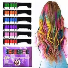 Whether you want to add zip for a fun night out or your teenager wants to experiment with. Temporary Bright Hair Chalk Set Kalolary Metallic Glitter For All Hair Colors Built In Sealant For Kids Hair Dyeing Party And Cosplay Diy 6 Colors 6 Colour Combs Walmart Canada