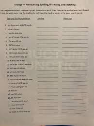 How do you spell sisterinlaw? Urology Pronouncing Spelling Dissecting And Chegg Com